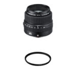 Lente FUJIFILM GF 63mm f/2.8 R WR con kit de filtro UV
