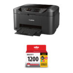 Canon MAXIFY MB2120 Wireless Home Office All-in-One Inkjet Printer with PGI-1200XL 4-Color Ink Tank Value Pack Kit - Imagen 2