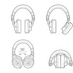 Audio-Technica ATH-M50x Auriculares cerrados para monitor (negro) - Imagen 8