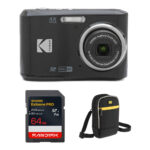 Cámara digital Kodak PIXPRO FZ45 con kit de accesorios (negro) - Imagen 2