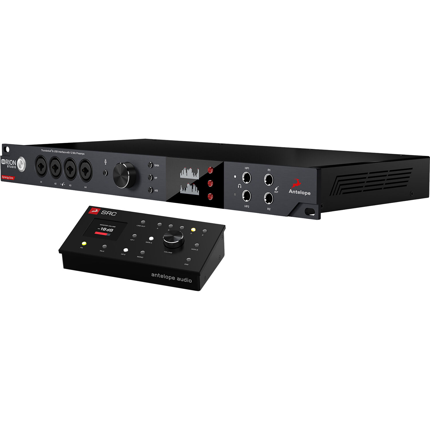 ddee51177ef4596f727a36953bbb98a0.jpg Interfaz de audio Antelope Orion Studio Synergy Core con control remoto SRC - Imagen 1