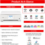 Canon PIXMA TS8820 Wireless All-in-One Inkjet Printer with CLI-231/PGI-230 5-Color Ink Tank Kit - Imagen 8