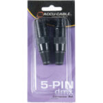 American DJ 5-Pin XLR Male and 5-Pin XLR Female Connectors Set