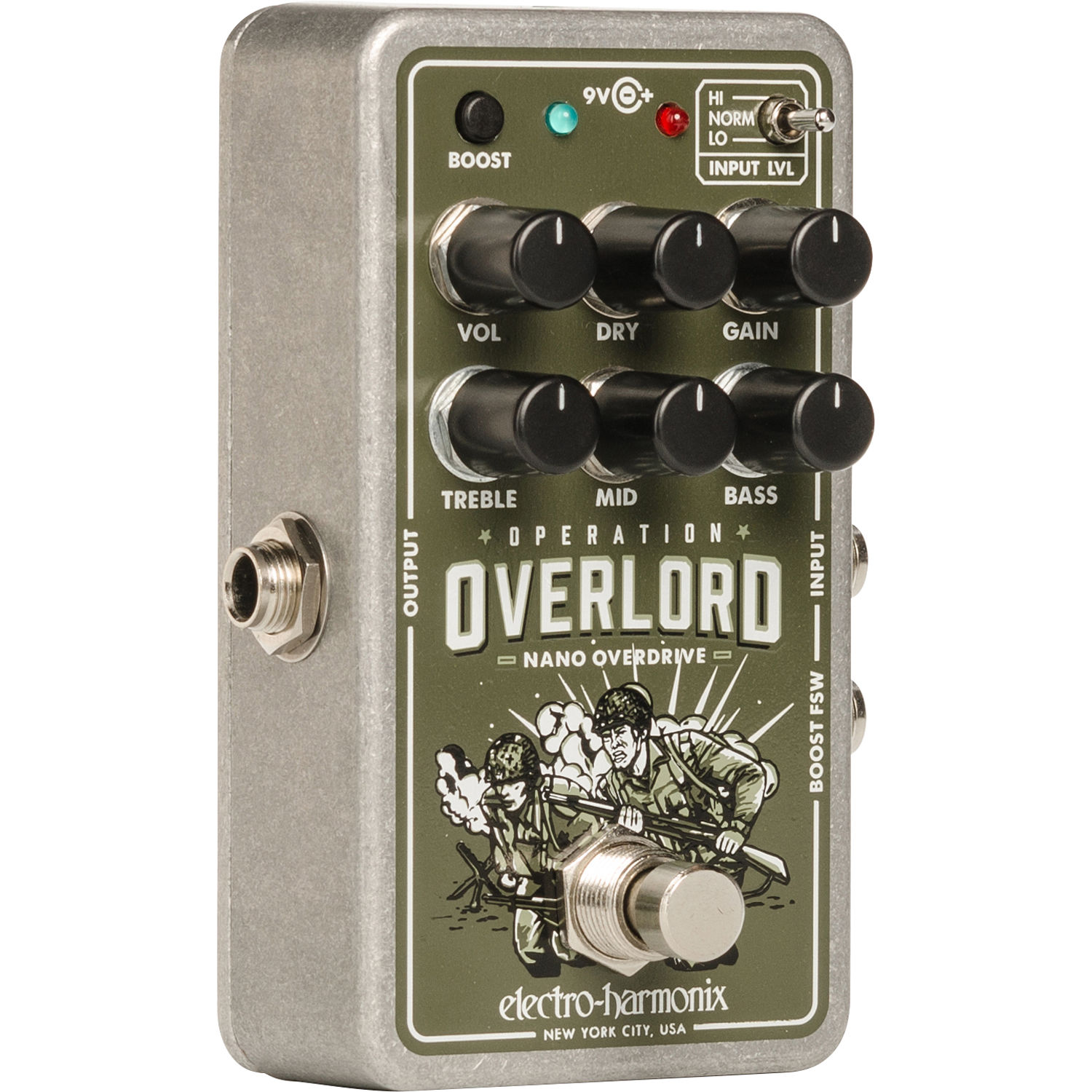 df354a4aa3b9b7b0da0adfa291de6ea4.jpg Pedal Electro-Harmonix Nano Operation Overlord Overdrive para guitarras eléctricas, bajos y teclados - Imagen 1