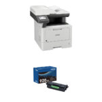 Impresora láser monocromática inalámbrica todo en uno Brother MFC-L5710DW con kit de tóner negro de muy alto rendimiento - Imagen 3