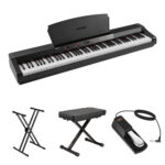Alesis Prestige Artist - Piano digital de 88 teclas con soporte, banco y pedal