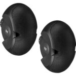 Electro-Voice EVID 6.2 Altavoz de instalación pasivo de 2 vías de 300 W con woofers duales de 6" (par, negro) - Imagen 2