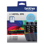 Brother MFC-J1010DW Wireless Inkjet All-in-One Color Printer with LC401XL3PKS High-Yield 3-Color Ink Cartridges Kit (Manufacturer Refurbished) - Imagen 13