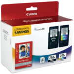 Canon PG-240XL / CL-241XL Ink Cartridge Combo Pack with GP-502 Paper