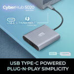 Adaptador Adesso USB-C macho a Dual-HDMI 4K hembra (5,9") - Imagen 9