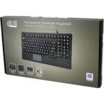Teclado con panel táctil Adesso EasyTouch para montaje en bastidor (1 RU) - Imagen 2