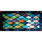 Apollo Design DesignScape cubierta de luz (vidrieras rectangulares)