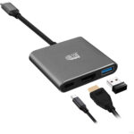 Estación de acoplamiento multipuerto USB-C 3 en 1 Adesso (compatible con TAA) - Imagen 6