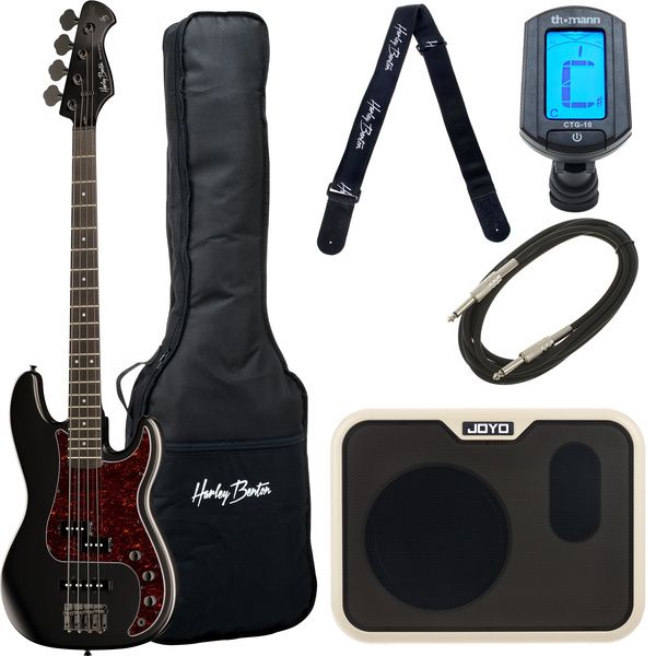 e692da8e567893ca02821e4098a14128.jpg Harley Benton PJ-4 SBK Deluxe Series Bundle - Imagen 1
