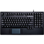 Teclado con panel táctil Adesso EasyTouch para montaje en bastidor (1 RU)