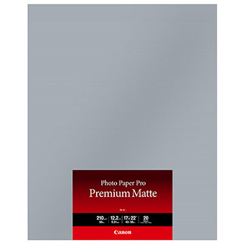 e7589a527d91be6fdf7b3df32ae8ad8b.jpg Canon PM-101 Photo Paper Pro Premium Matte (17 x 22", 20 Sheets) - Imagen 1