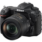 Cámara DSLR Nikon D500 con lente de 16-80 mm