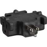 American DJ EC-3FER Edison Tri-Tap Power Adapter (Black)