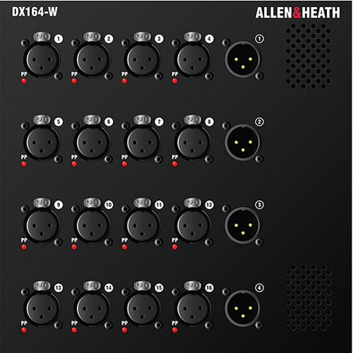 e8d8a2d2517ef4fb91931332bbf7e96c.jpg Allen & Heath DX164-W Expansor de 16 entradas/4 salidas de 96 kHz - Imagen 1