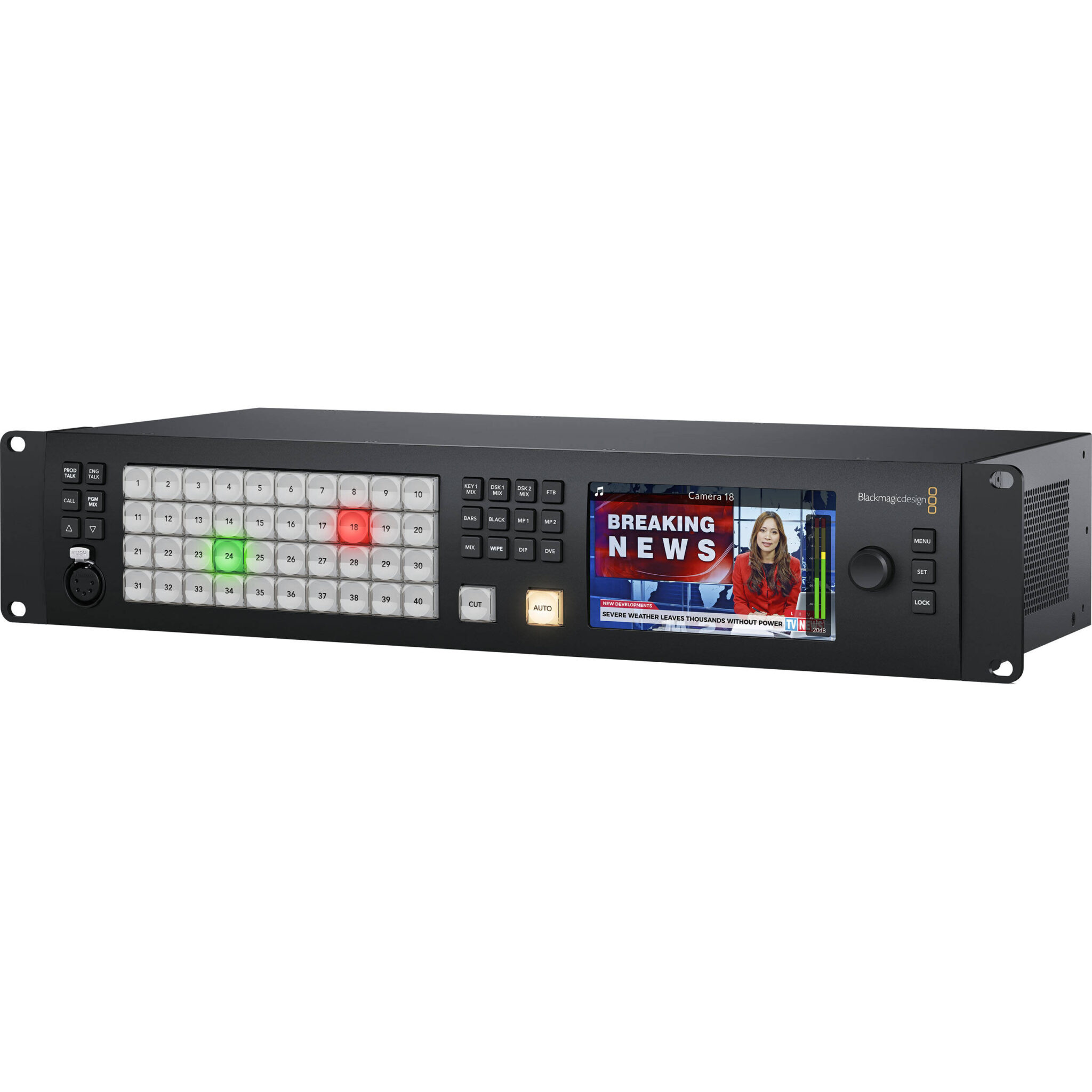 ea007be2fcdae124da91faba7f90fe49.jpg Conmutador de producción en vivo Blackmagic Design ATEM 4 M/E Constellation HD (2 RU) - Imagen 1