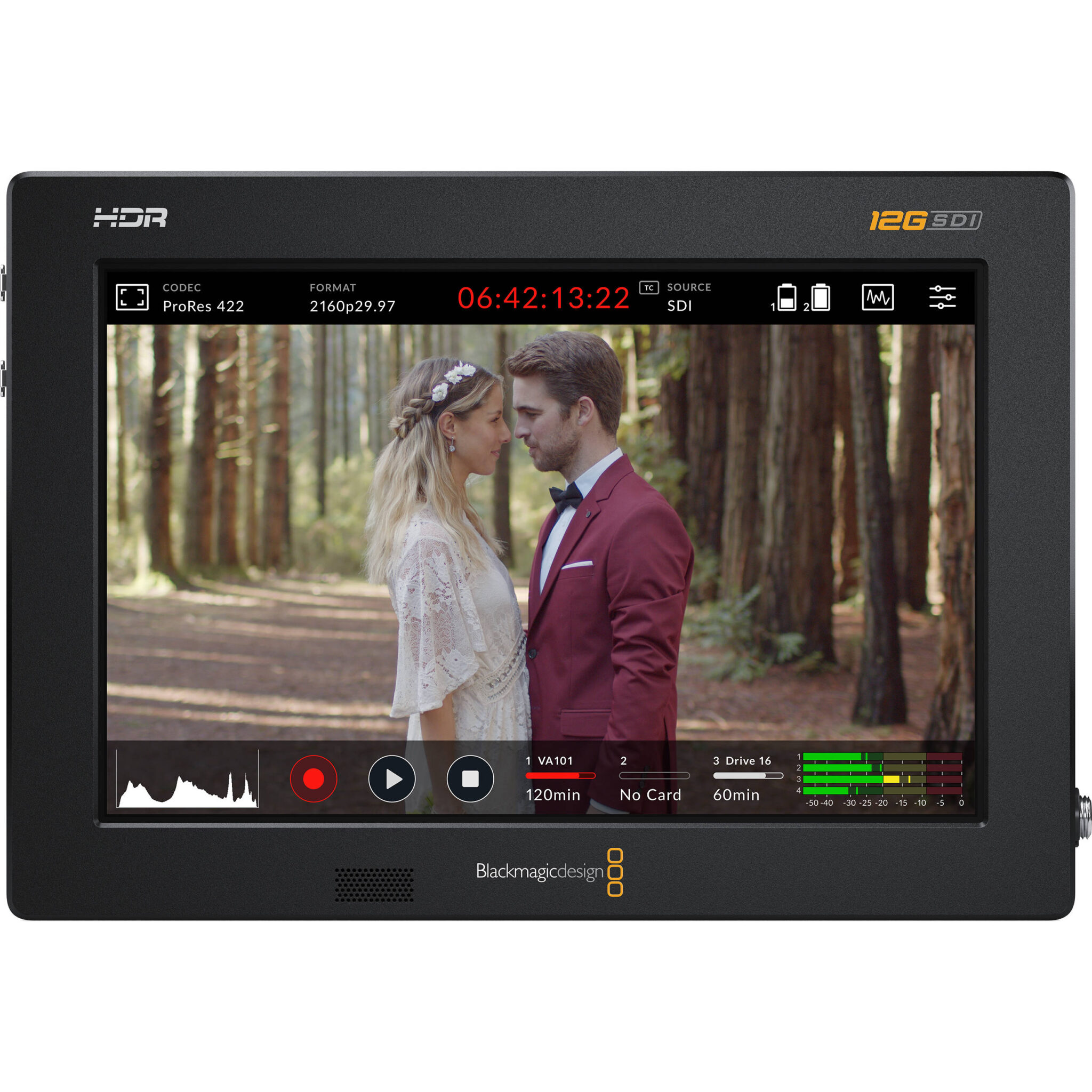 ea8e464da70467cdaa89666f663ac446.jpg Monitor de grabación Blackmagic Design Video Assist 7" 12G-SDI/HDMI HDR - Imagen 1