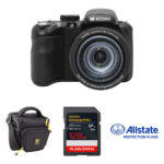 Cámara digital Kodak PIXPRO AZ425 con paquete básico (negro) - Imagen 2