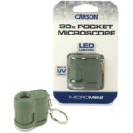 Microscopio de bolsillo Carson MicroMini 20x (verde safari) - Imagen 5