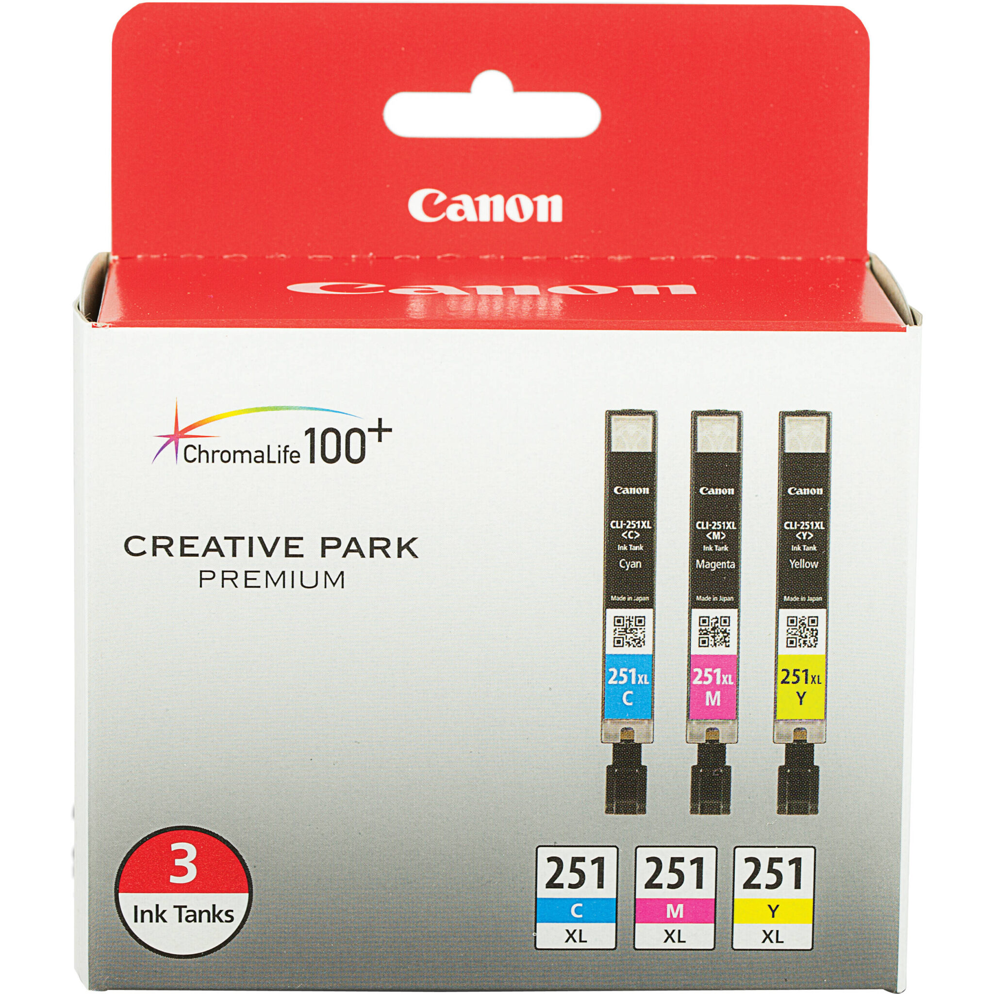 eb5e4add567ba34579be3542d441268f.jpg Canon CLI-251XL 3-Cartridge Color Ink Set - Imagen 1