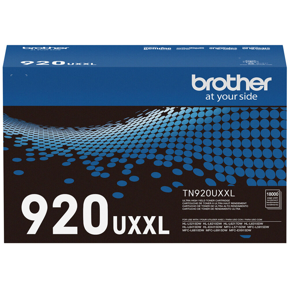 eb8d56acae826f20a073fe8e75e10fe9-1.jpg Cartucho de tóner negro de rendimiento ultraalto Brother TN920UXXL - Imagen 1