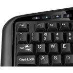 Teclado ergonómico de escritorio Adesso con lector de tarjetas inteligentes - Imagen 6