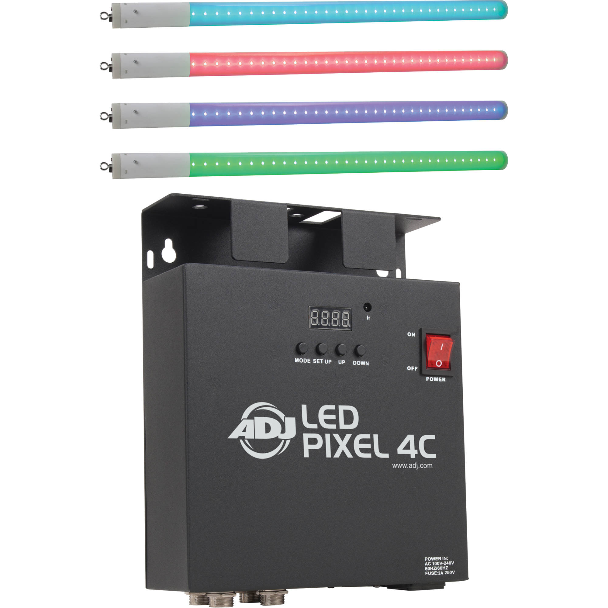 ecd242af3b07e2cd7ff92f657963affe.jpg American DJ LED Pixel Tube 360 with 4-Channel Controller / Driver System - Imagen 1
