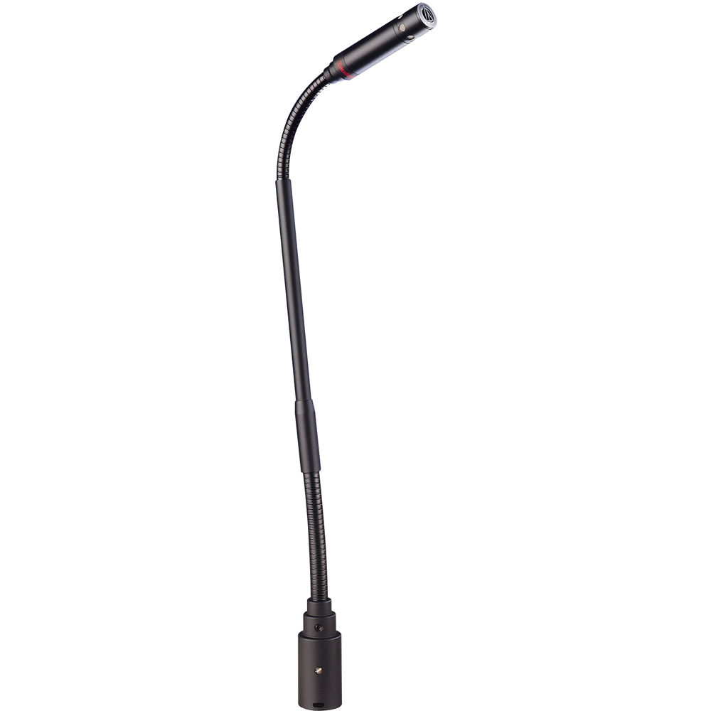 ededd330cdade7a7fd77c3ea8e321a79-1.jpg Audio-Technica PRO-49Q Kit económico de micrófono de cuello de cisne de montaje rápido y condensador cardioide con base de escritorio (13") - Imagen 1