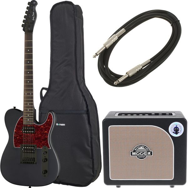 ee1a350d696cdb896ed7e90a0787e339.jpg Harley Benton TE-20HH SBK Standard Bundle - Imagen 1