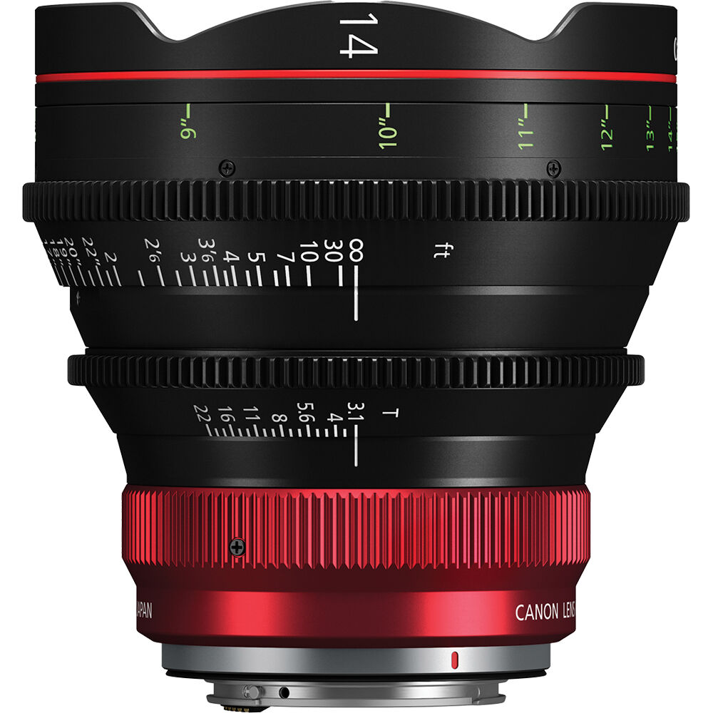 ee1e25a942987f13df6539f25e9045c9.jpg Canon CN-R 14mm T3.1 L F Cinema Prime Lens (Canon RF) - Imagen 1