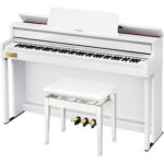 Casio Celviano AP-750 Piano digital estilo consola de 88 teclas con banco (blanco) - Imagen 3