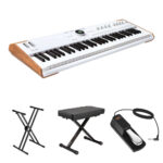 Arturia Astrolab Avant-Garde Stage Keyboard Kit con soporte, banco y pedal