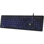 Teclado iluminado antimicrobiano con letra grande Adesso - Imagen 3