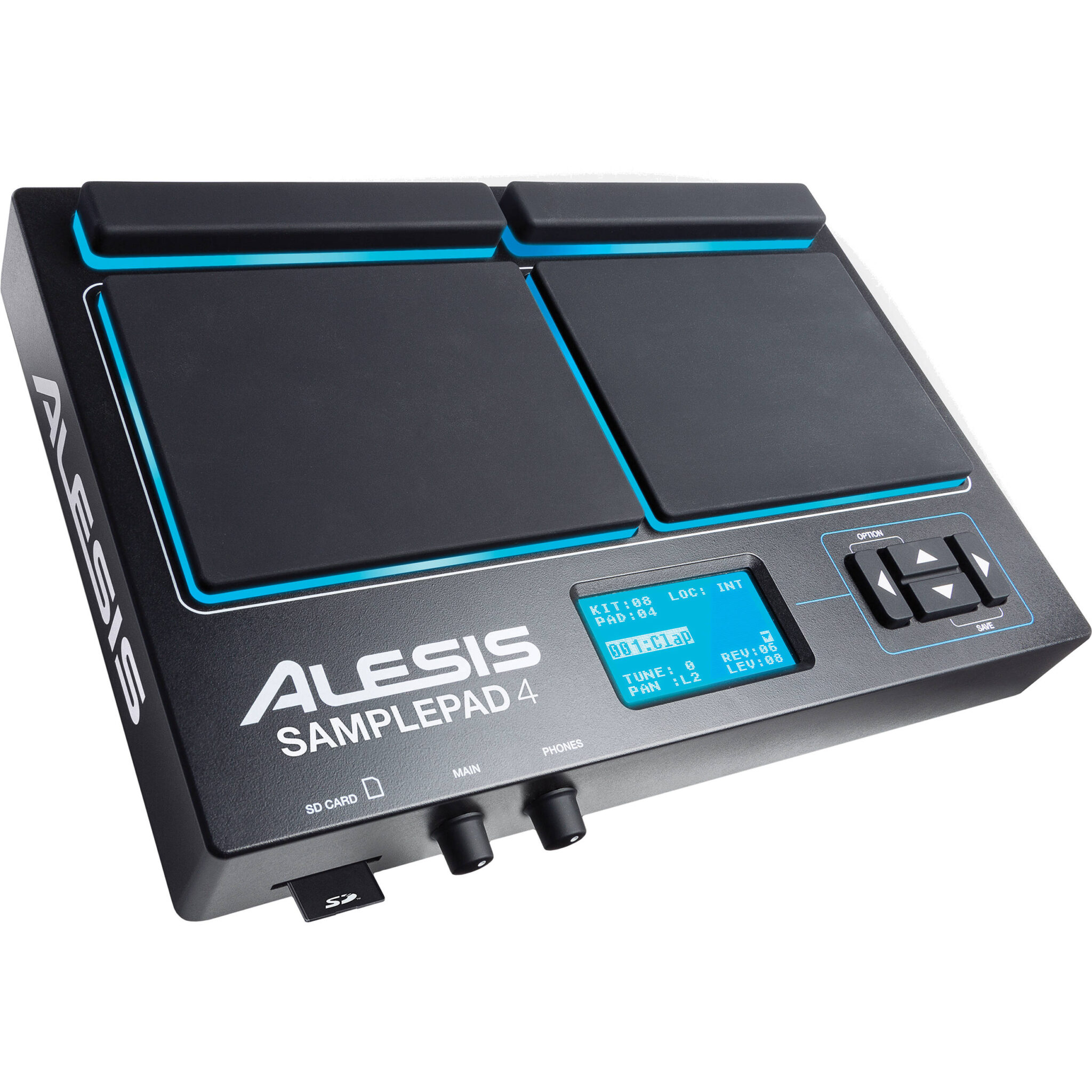 eee9ee7f4a0b504bef02fcb97d014c3f.jpg Alesis SamplePad 4, instrumento de percusión y activación de muestras de cuatro pads - Imagen 1