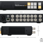 Enrutador Blackmagic Design Videohub Mini 6x2 12G - Imagen 2