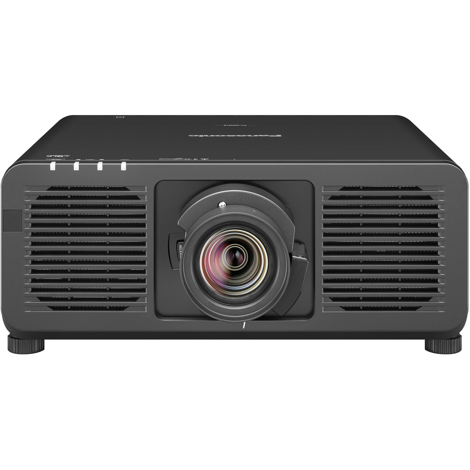 efa7c42cd5fbb016eec4d571db38be06.jpg Panasonic REQ12 Series PT-REQ80BU Proyector láser DLP UHD 4K con desplazamiento de píxeles de 8000 lúmenes (negro) - Imagen 1