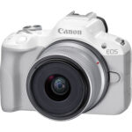 Canon EOS R50 Mirrorless Camera with 18-45mm Lens and Essentials+ Kit (White) - Imagen 2