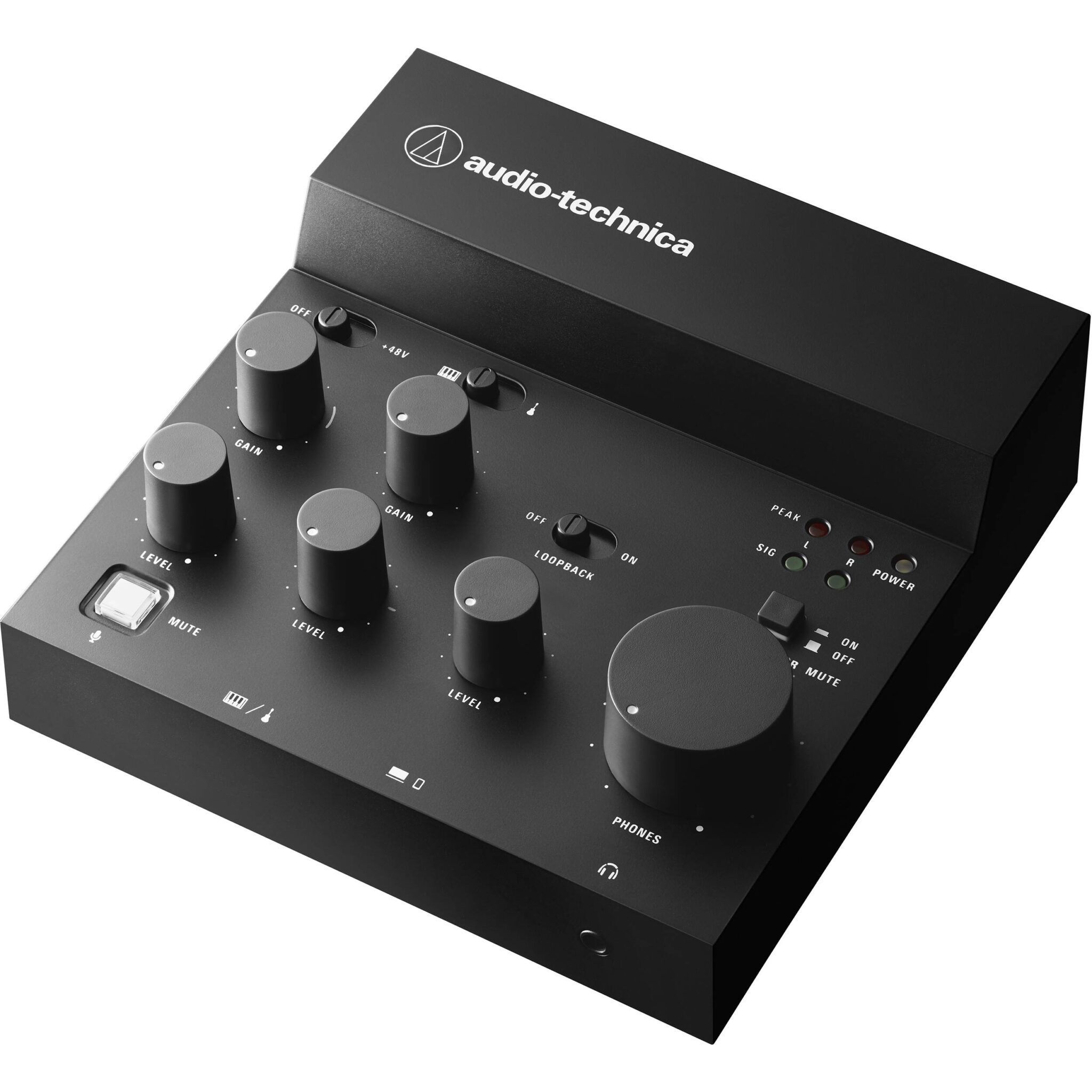 f111e7d2786e89bd2326cf2ce01e8620.jpg Audio-Technica AT-UMX3 Mezclador de audio USB para transmisión en vivo (negro) - Imagen 1