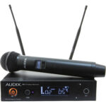 Audix AP61 OM2 R61 Receptor de diversidad verdadera de un solo canal con transmisor de micrófono de mano H60 OM2 (522 a 586 MHz)
