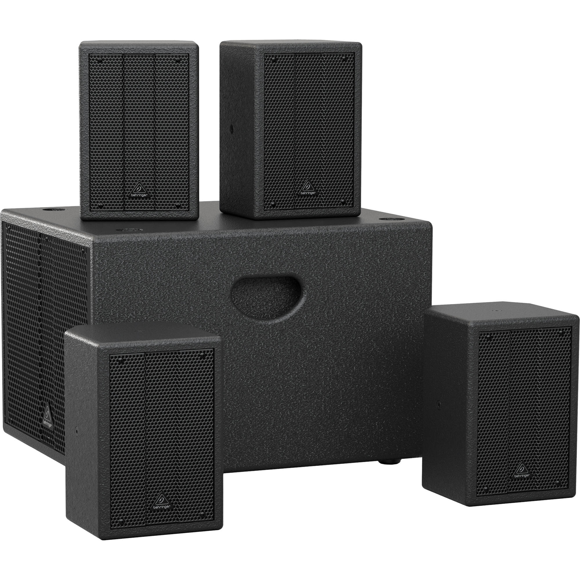 f239f72003453f5e65524ec8310b5554-1.jpg Paquete Behringer SAT 1004 con 4 altavoces pasivos y subwoofer - Imagen 1