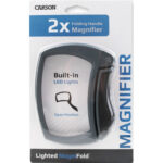 Carson MJ-50 Lupa MagniFold iluminada 2x - Imagen 6