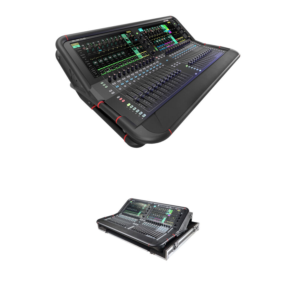 f3bdde1f07bd8fde2b3b684326f336de.jpg Allen & Heath Avantis Kit de mezclador digital de 64 canales/42 buses con estuche de vuelo, caseta para perros y ruedas - Imagen 1