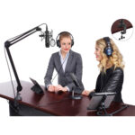 Audio-Technica AT2040 Kit de micrófono para podcast con brazo para transmisión y auriculares - Imagen 12