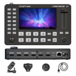 CineTreak CineLive CL-C1 Conmutador de vídeo en streaming HDMI compacto de 4 canales con pantalla de 5" - Imagen 6