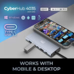 Ahora CyberHub 4035 Concentrador multipuerto USB-C 6 en 1 - Imagen 13
