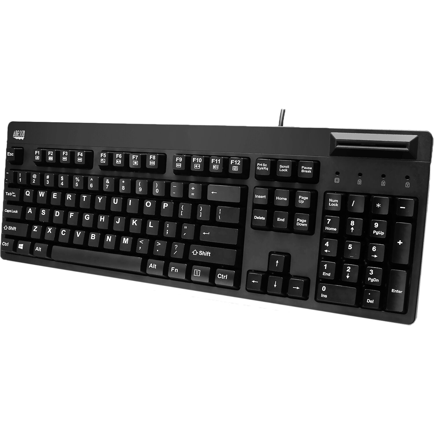 f43d9371285c0d44f0945c8705a438b2.jpg Teclado lector de tarjetas inteligentes compatible con Adesso TAA - Imagen 1